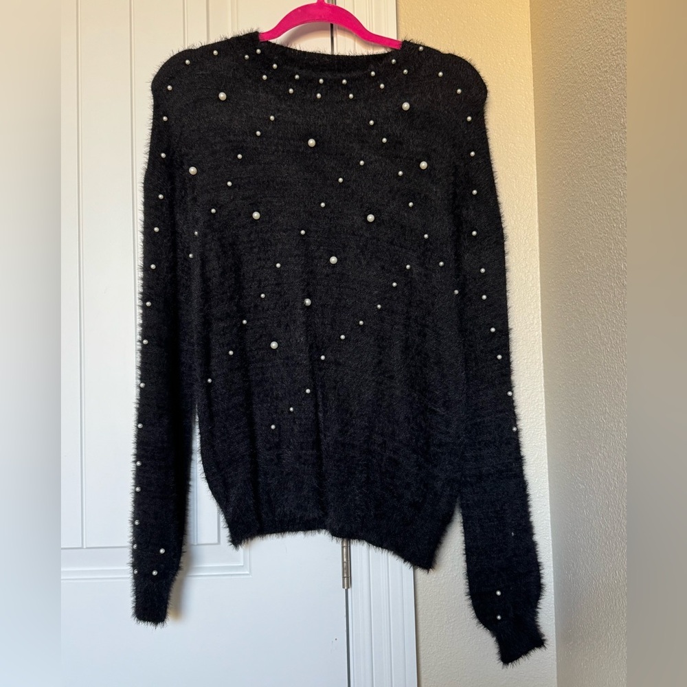 Pink Lily Pearl Sweater